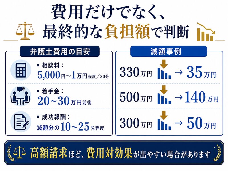 不倫慰謝料の弁護士費用|減額事例から見る費用対効果